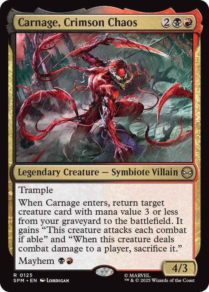 Carnage, Crimson Chaos-Marvel's Spider-Man-R-Normal