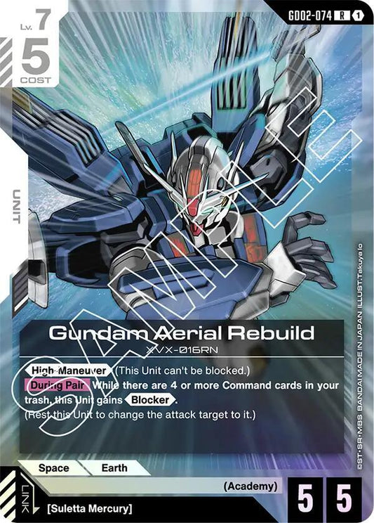 Gundam Aerial Rebuild-Dual Impact-Rare-Holofoil