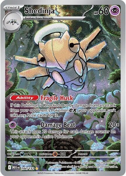 Shedinja - 144/132-ME01: Mega Evolution-Illustration Rare-Holofoil