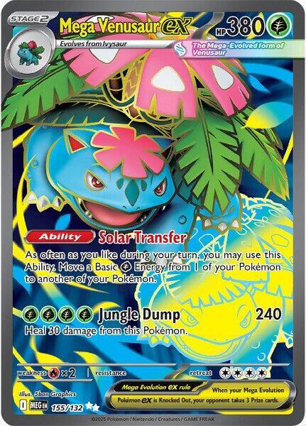 Mega Venusaur ex - 155/132-ME01: Mega Evolution-Ultra Rare-Holofoil