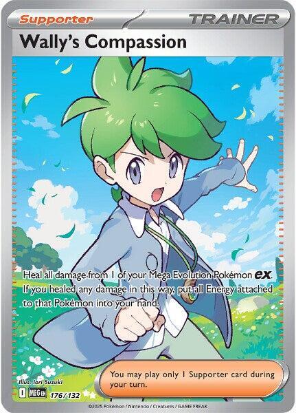 Wally's Compassion - 176/132-ME01: Mega Evolution-Ultra Rare-Holofoil