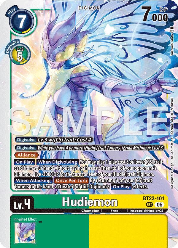 Hudiemon-Hackers' Slumber-Secret Rare-Foil