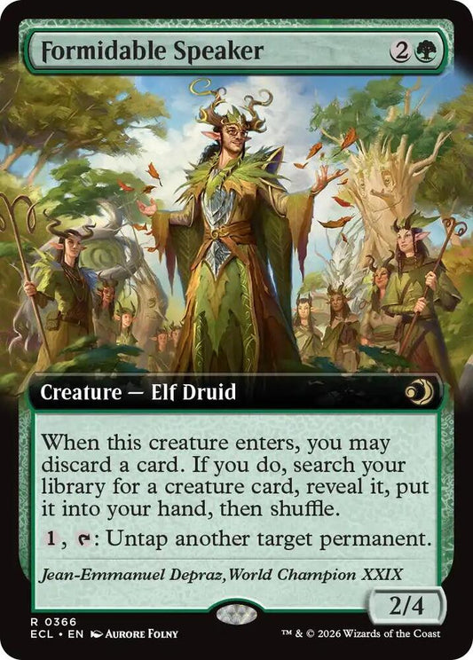 Formidable Speaker (Extended Art)