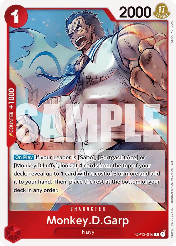 Monkey.D.Garp-Carrying On His Will-R-Foil