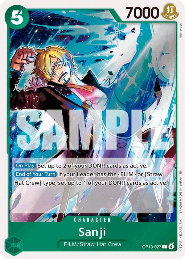 Sanji-Carrying On His Will-R-Foil