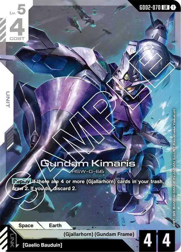 Gundam Kimaris-Dual Impact-Legend Rare-Holofoil