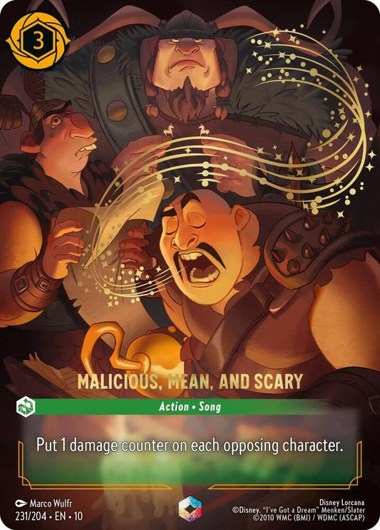 Malicious, Mean, and Scary (Enchanted)-Whispers in the Well-Enchanted-Holofoil