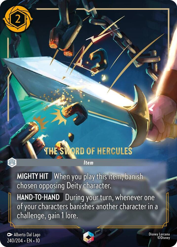 The Sword of Hercules (Enchanted)-Whispers in the Well-Enchanted-Holofoil