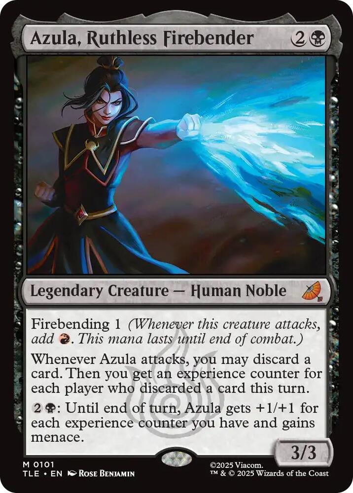 Azula, Ruthless Firebender-Avatar: The Last Airbender: Eternal-Legal-M-Foil
