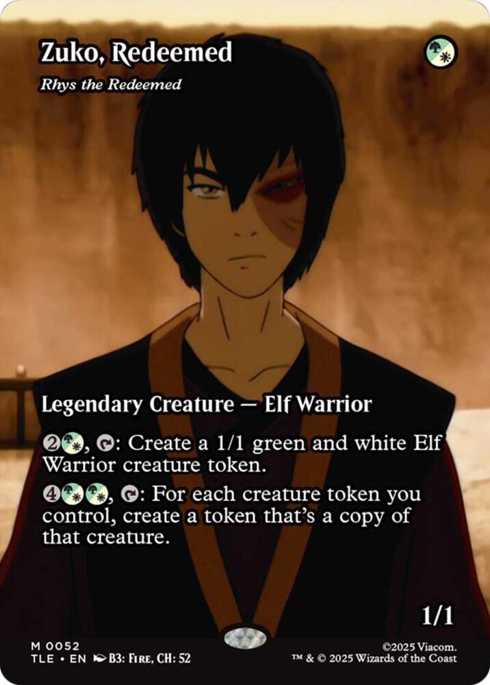 Zuko, Redeemed - Rhys the Redeemed (Borderless)-Avatar: The Last Airbender: Eternal-Legal-M-Normal