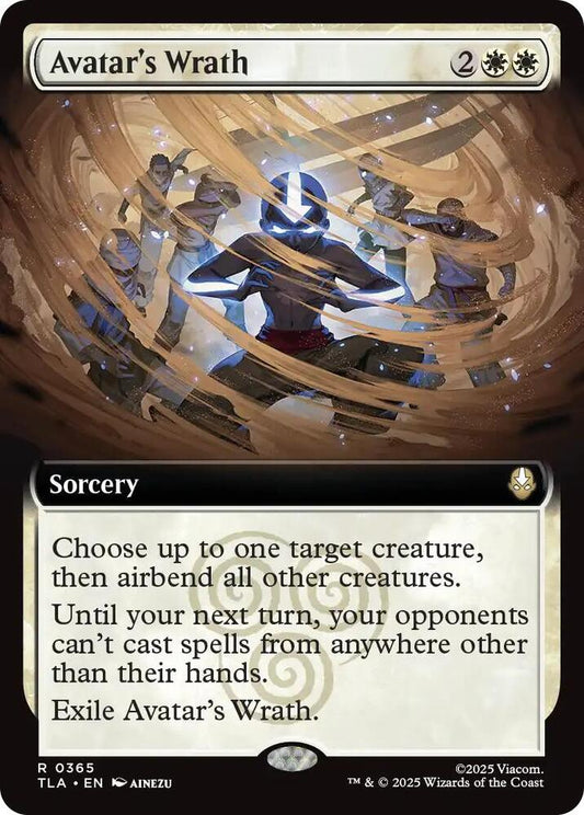 Avatar's Wrath (Extended Art)-Avatar: The Last Airbender-R-Foil