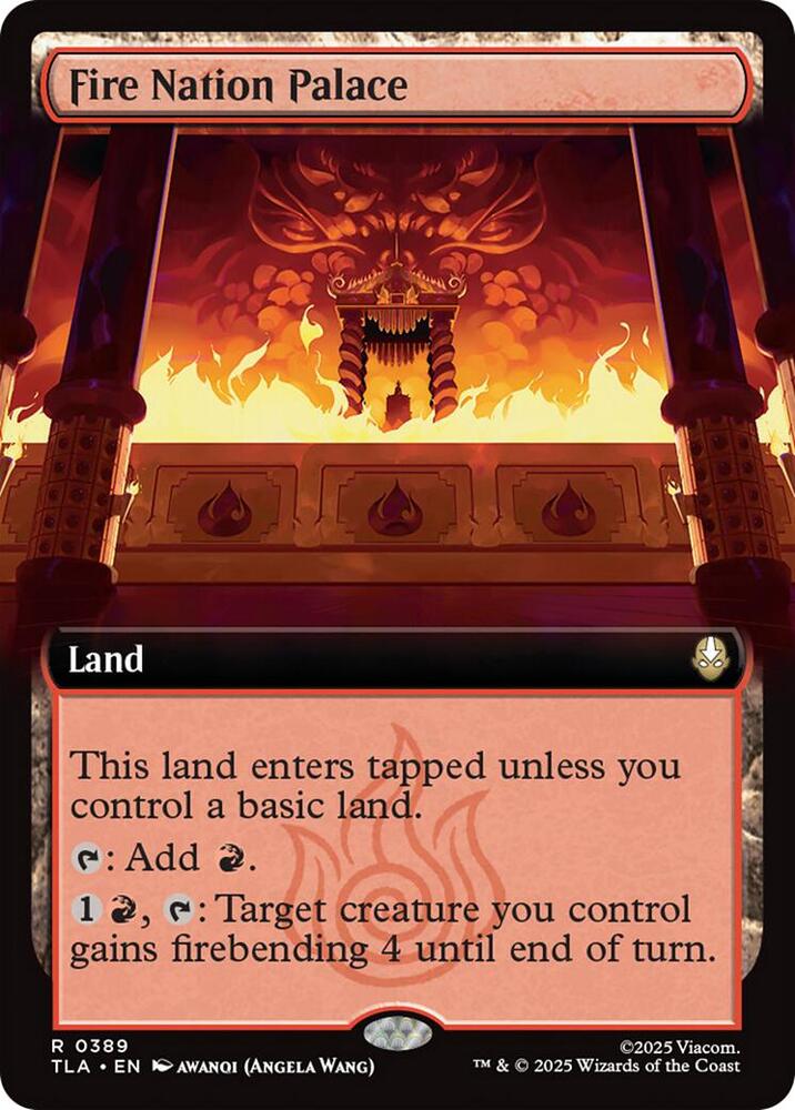 Fire Nation Palace (Extended Art)-Avatar: The Last Airbender-R-Foil