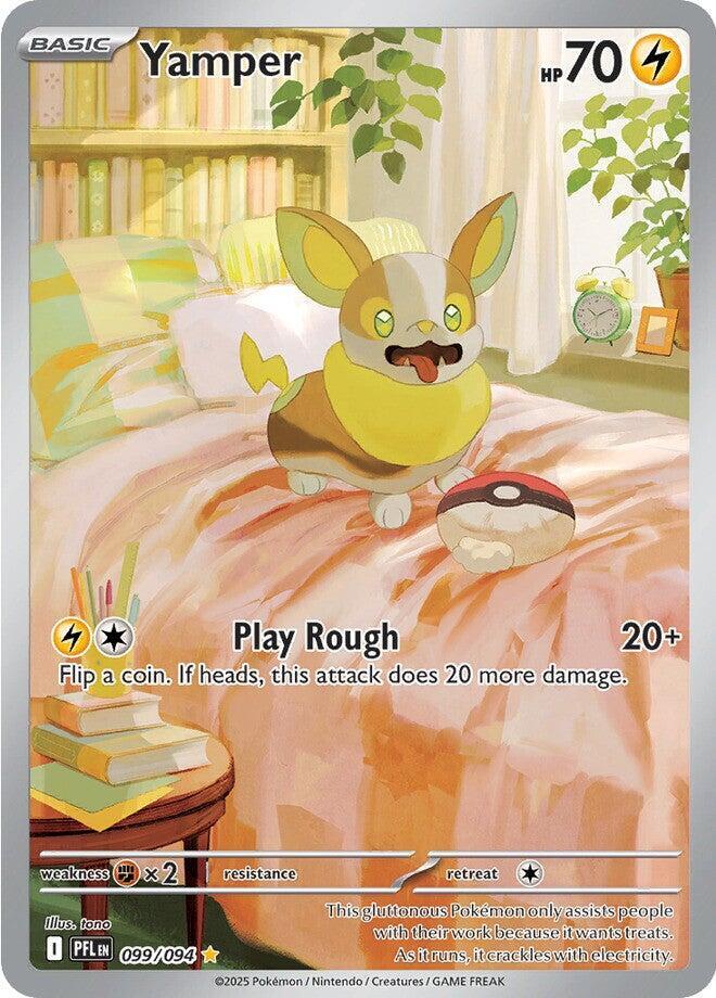Yamper - 099/094-ME02: Phantasmal Flames-Illustration Rare-Holofoil