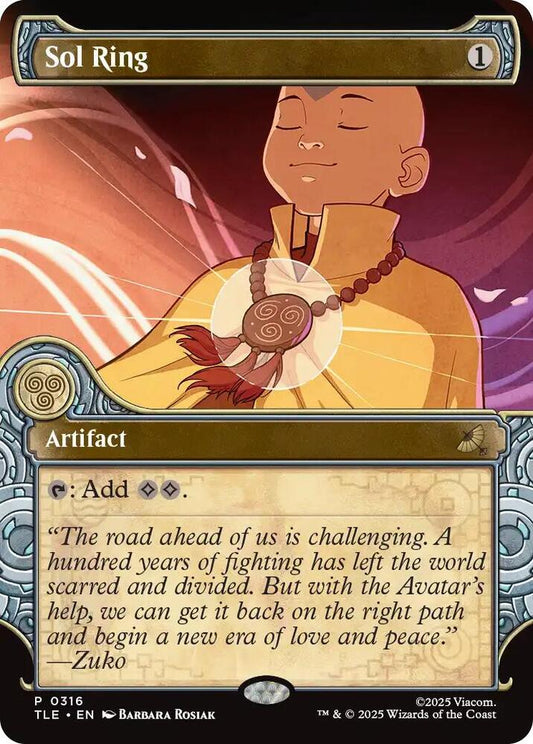 Sol Ring (Showcase)-Avatar: The Last Airbender: Eternal-Legal-P-Normal