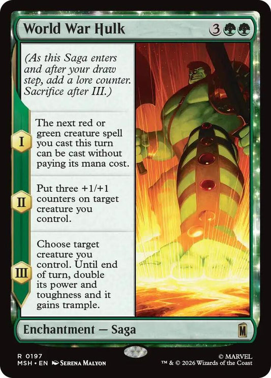 World War Hulk-Marvel Super Heroes-R-Foil