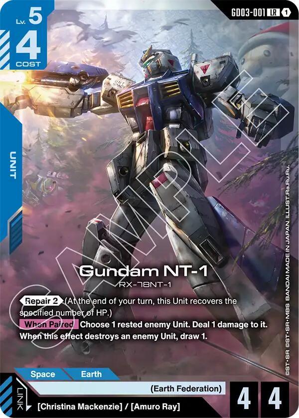 Gundam NT-1-Steel Requiem-Legend Rare-Holofoil