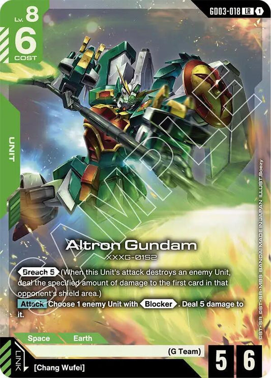 Altron Gundam-Steel Requiem-Legend Rare-Holofoil
