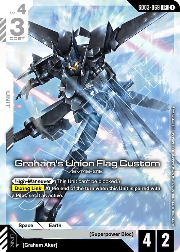 Graham's Union Flag Custom-Steel Requiem-Legend Rare-Holofoil