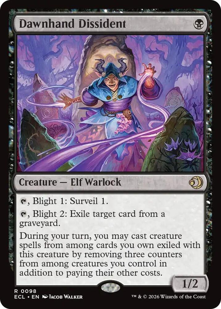 Dawnhand Dissident-Lorwyn Eclipsed-R-Foil