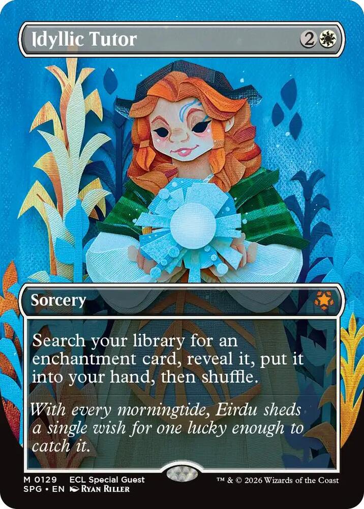 Idyllic Tutor (Borderless)-Special Guests-M-Foil