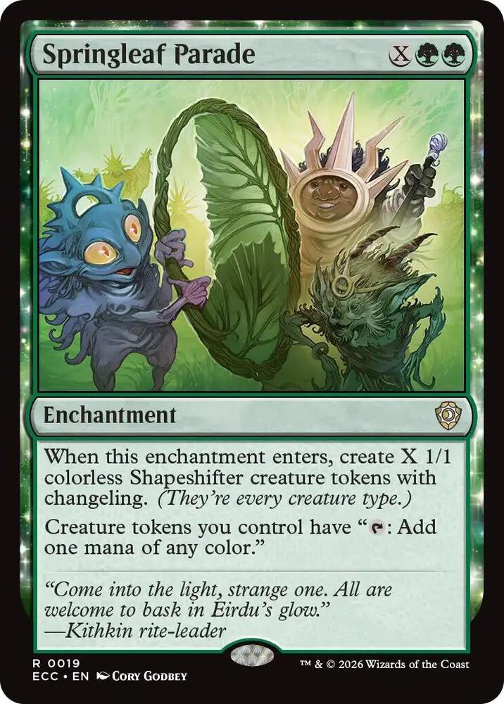 Springleaf Parade-Commander: Lorwyn Eclipsed-R-Normal