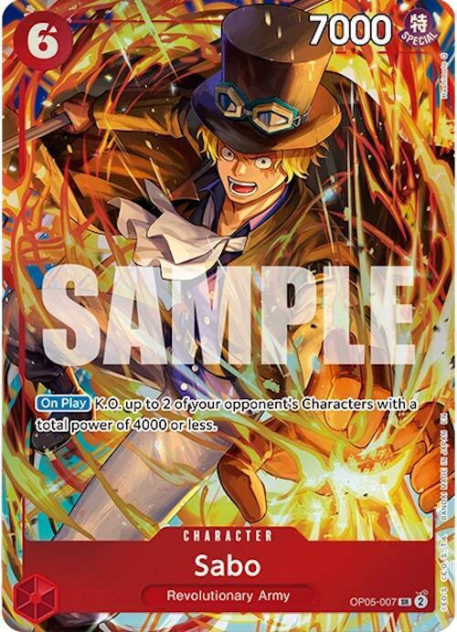 Sabo (Illustration Box Vol.5)-One Piece Promotion Cards-SR-Foil