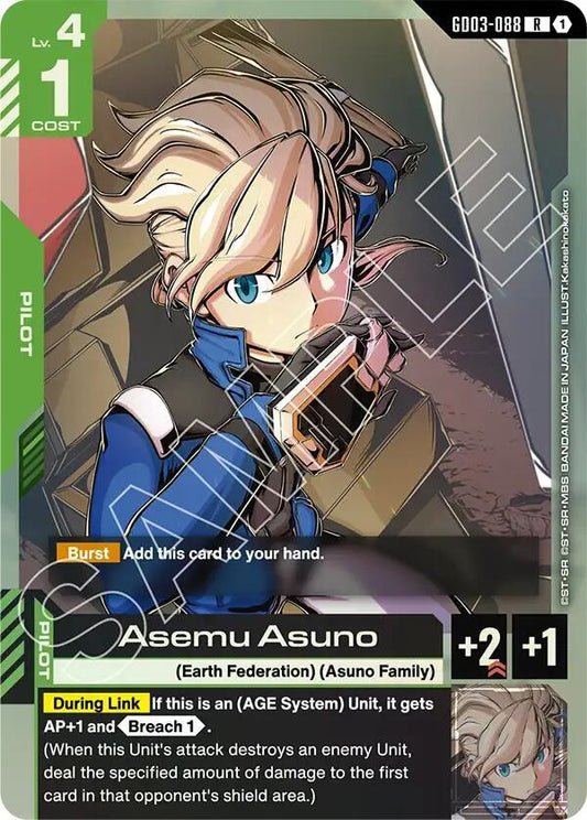 Asemu Asuno-Steel Requiem-Rare-Holofoil
