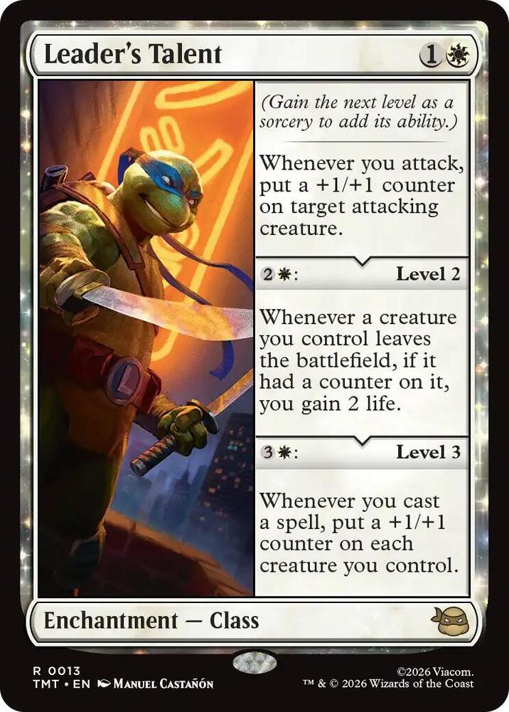 Leader's Talent-Teenage Mutant Ninja Turtles-R-Foil