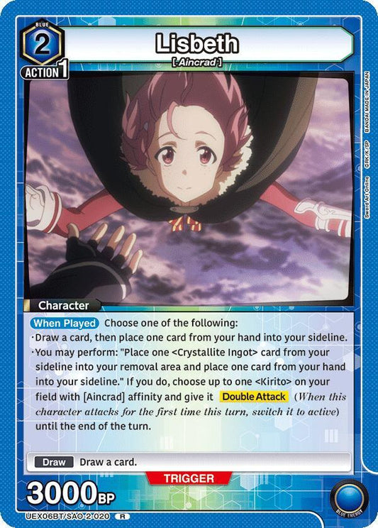 Lisbeth (020)-UEX06BT: Sword Art Online Vol.2-Rare-Foil