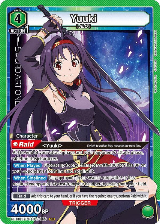 Yuuki (069)-UEX06BT: Sword Art Online Vol.2-Super Rare-Foil