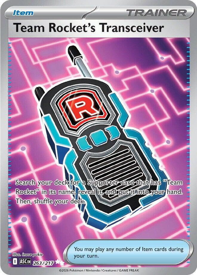 Team Rocket's Transceiver - 263/217-ME: Ascended Heroes-Ultra Rare-Holofoil