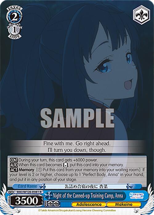 Night of the Canned-up Training Camp, Anna-Makeine: Too Many Losing Heroines!-Rare-Normal