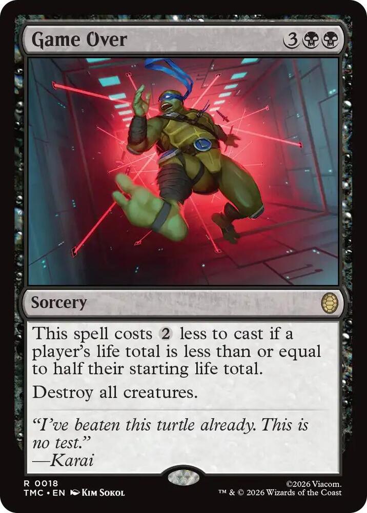 Game Over-Commander: Teenage Mutant Ninja Turtles-R-Normal