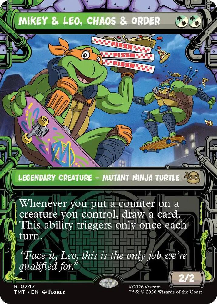 Mikey & Leo, Chaos & Order (Showcase)-Teenage Mutant Ninja Turtles-R-Normal