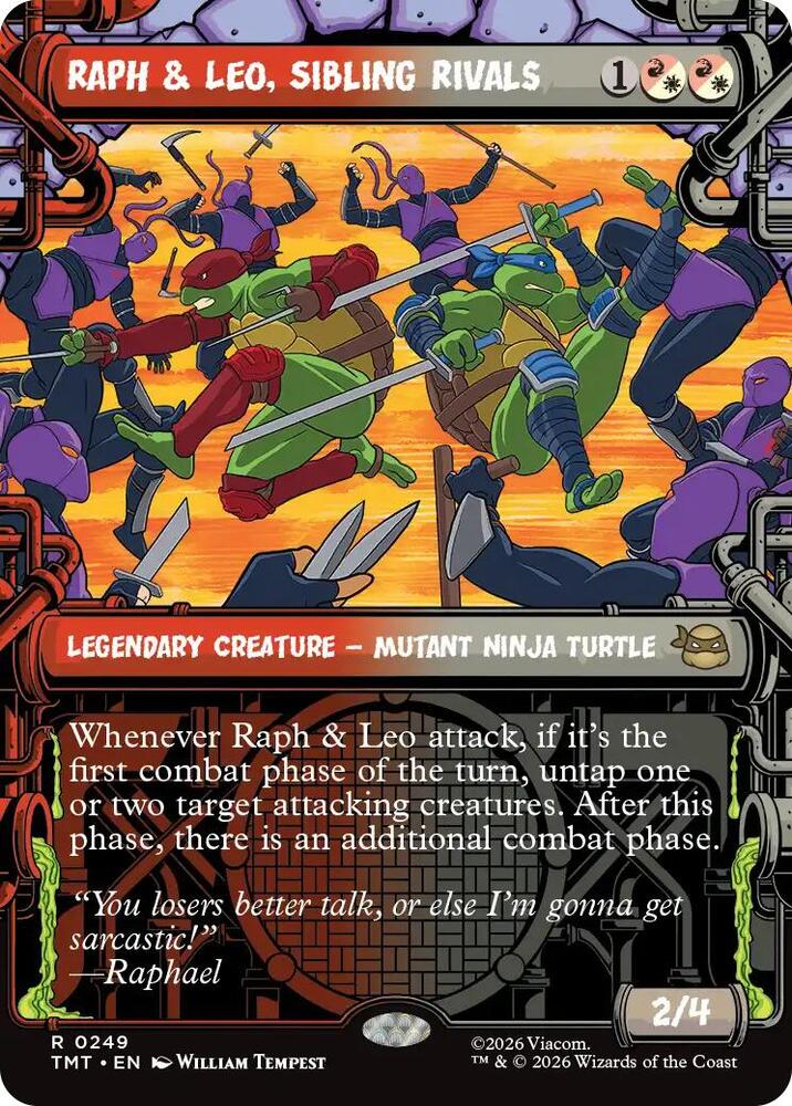 Raph & Leo, Sibling Rivals (Showcase)-Teenage Mutant Ninja Turtles-R-Normal