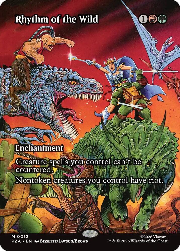 Rhythm of the Wild (Borderless)-Teenage Mutant Ninja Turtles Source Material-M-Foil