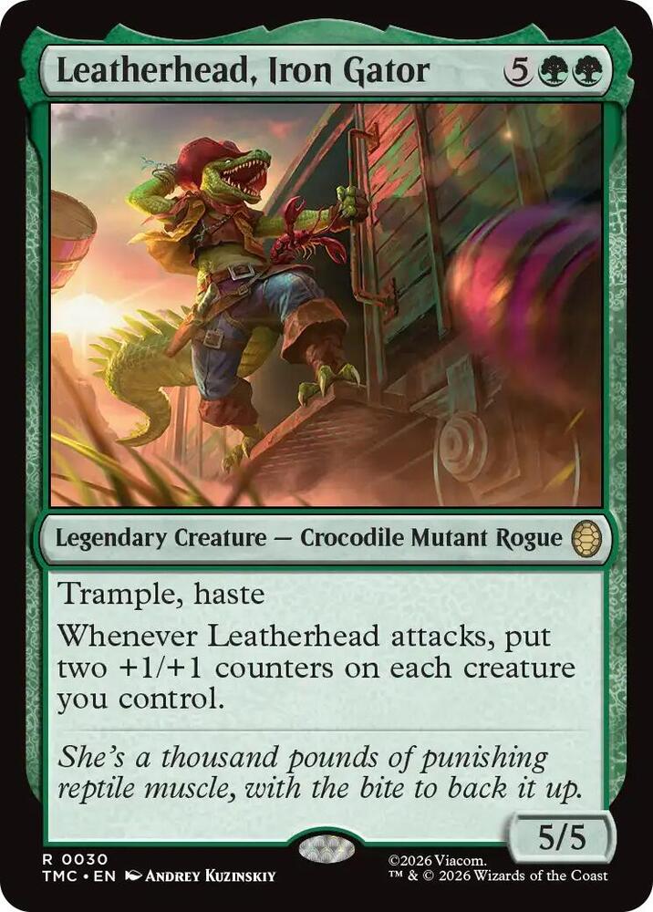 Leatherhead, Iron Gator-Commander: Teenage Mutant Ninja Turtles-R-Normal