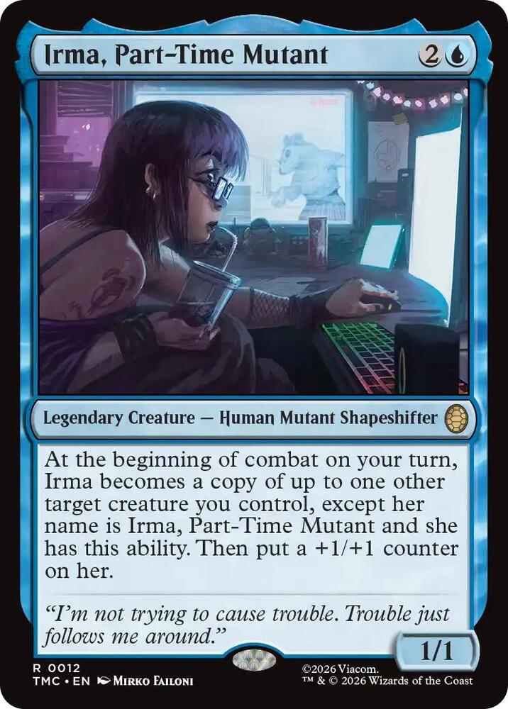 Irma, Part-Time Mutant-Commander: Teenage Mutant Ninja Turtles-R-Normal