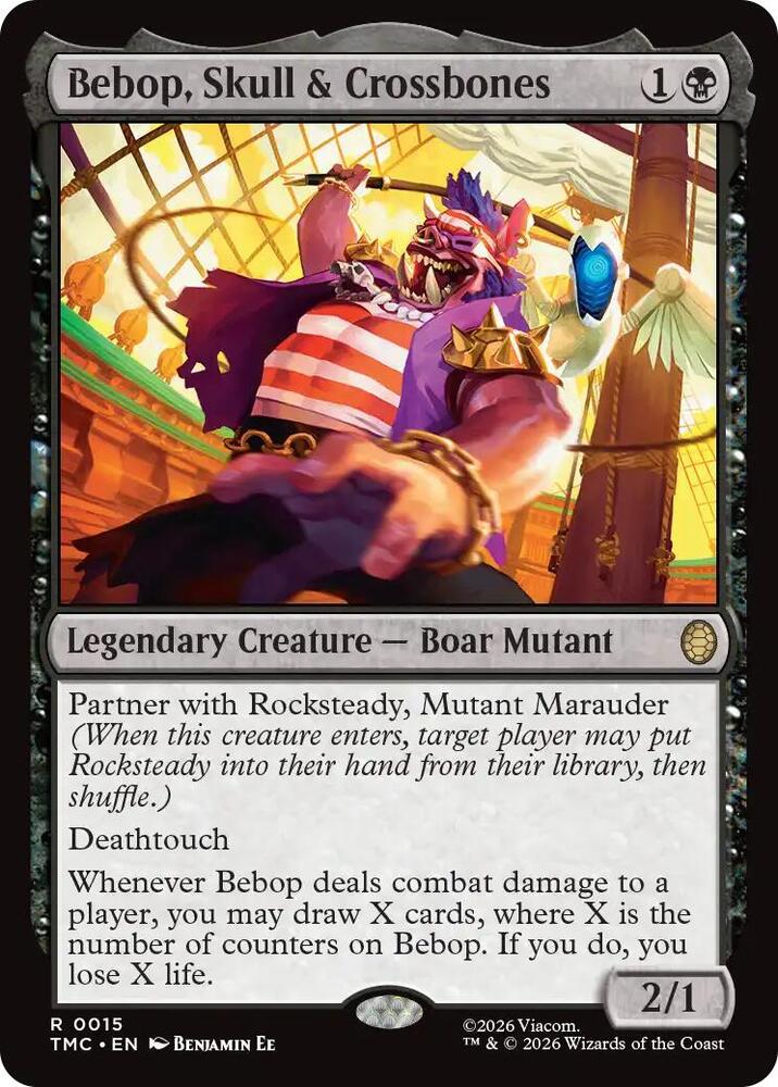 Bebop, Skull & Crossbones-Commander: Teenage Mutant Ninja Turtles-R-Normal
