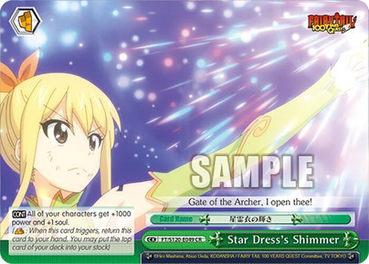 Star Dress's Shimmer-FAIRY TAIL 100 YEARS QUEST-Climax Rare-Normal