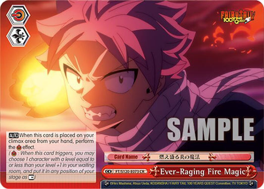 Ever-Raging Fire Magic-FAIRY TAIL 100 YEARS QUEST-Climax Rare-Normal