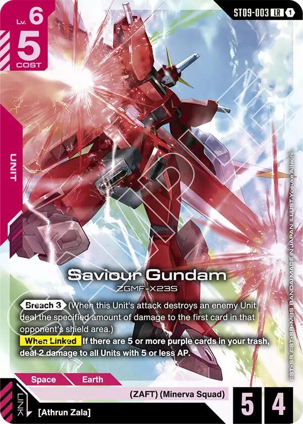 Saviour Gundam-Starter Deck 09: Destiny Ignition-Legend Rare-Holofoil