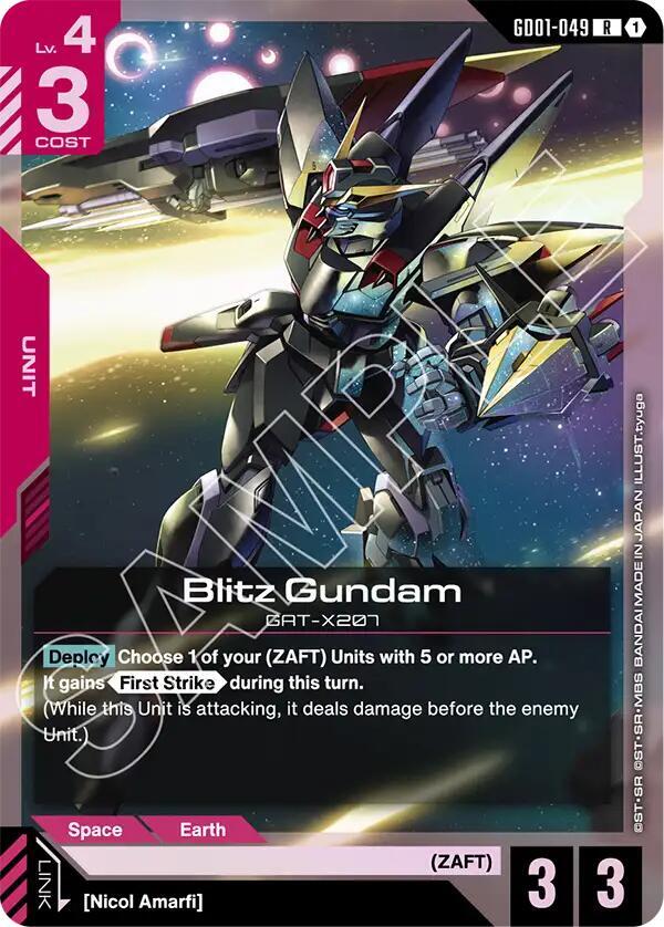 Blitz Gundam-Starter Deck 09: Destiny Ignition-Rare-Holofoil
