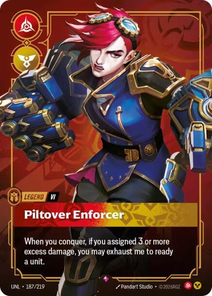 Vi, Piltover Enforcer-Unleashed-Rare-Foil
