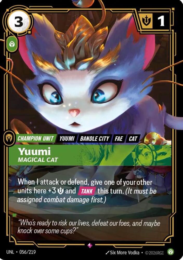 Yuumi, Magical Cat-Unleashed-Rare-Foil