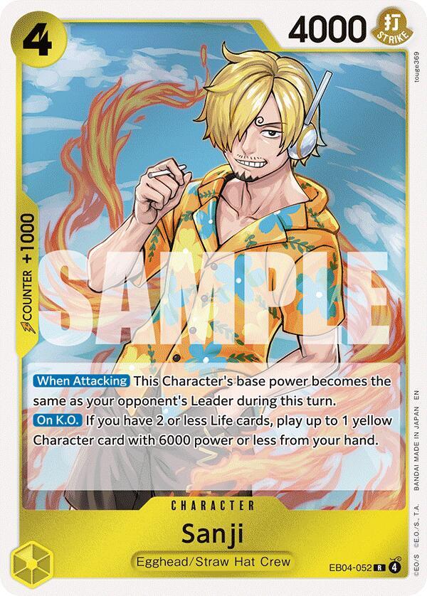 Sanji (EB04-052)-Adventure on Kami's Island-R-Foil