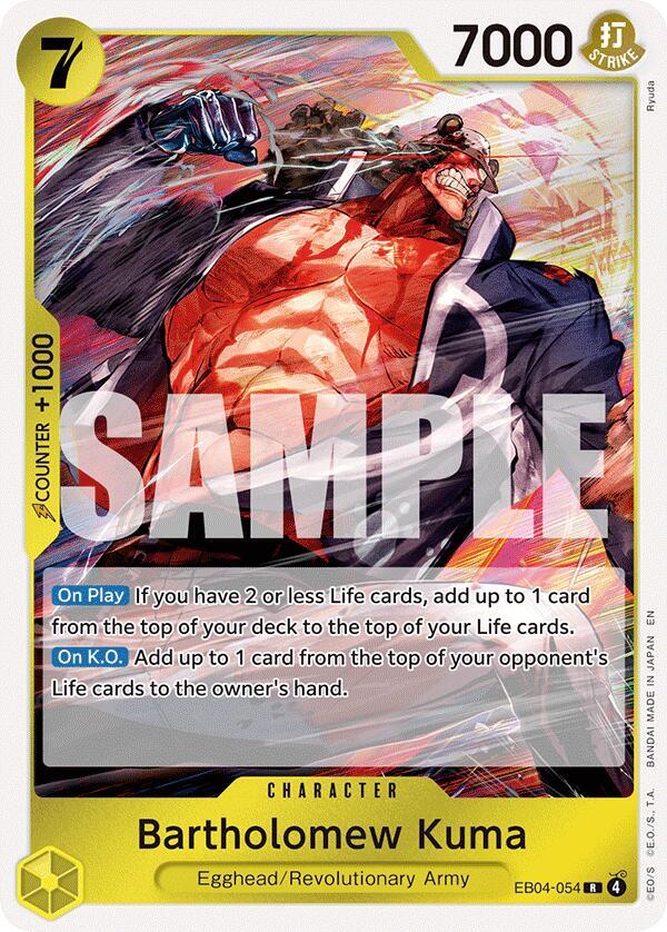 Bartholomew Kuma (EB04-054)-Adventure on Kami's Island-R-Foil