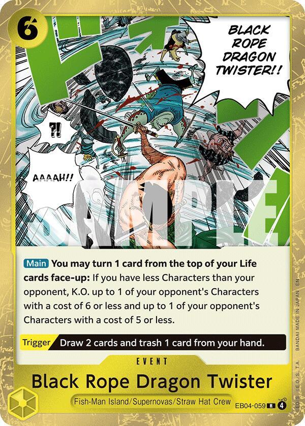 Black Rope Dragon Twister-Adventure on Kami's Island-R-Foil