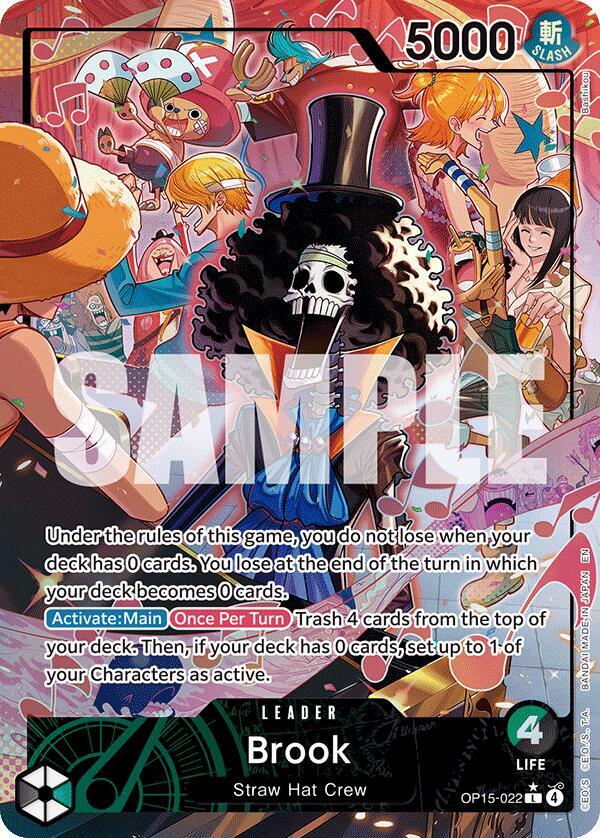 Brook (OP15-022) (Alternate Art)-Adventure on Kami's Island-L-Foil