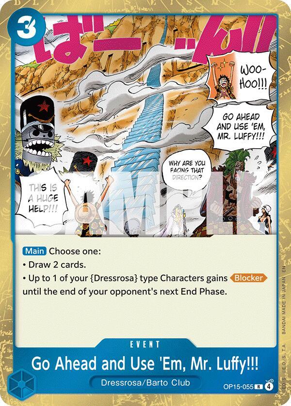 Go Ahead and Use 'Em, Mr. Luffy!!!-Adventure on Kami's Island-R-Foil